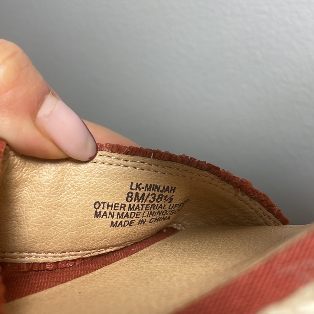 Lucky Brand Minjah Espadrille Wedge Sandal - Sumac - Picture 8 of 14